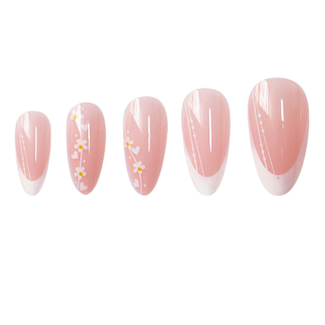 Artistic Floral Gradient Press-On Nail Set Acalora