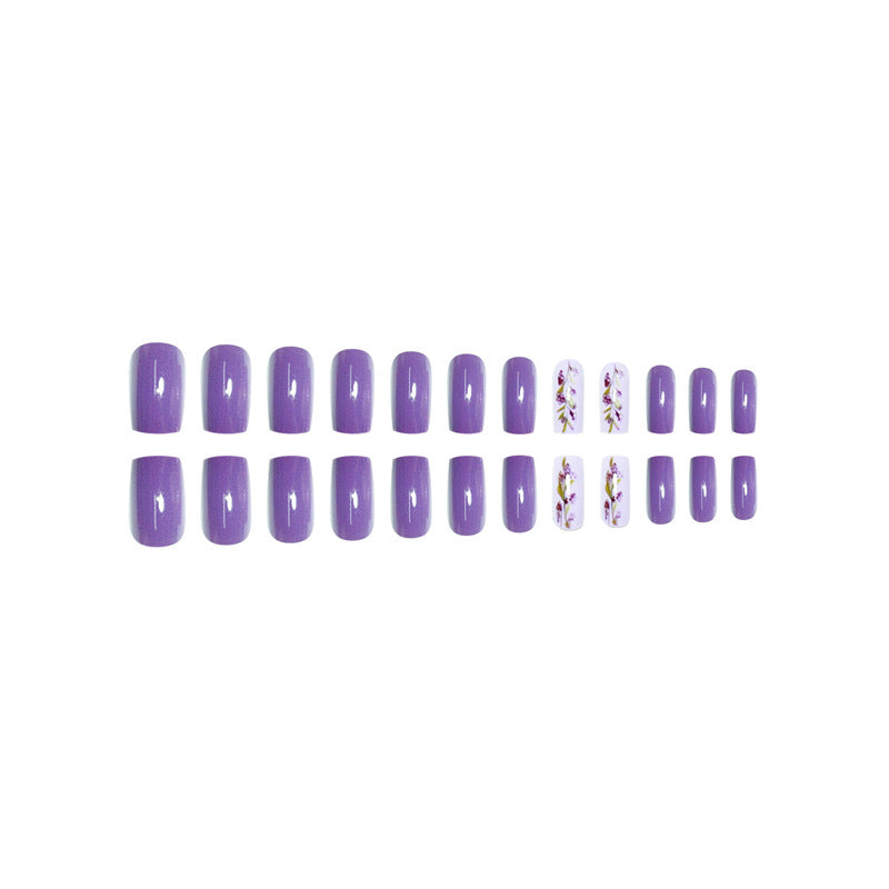 Elegant Floral Design Nail Wraps Acalora