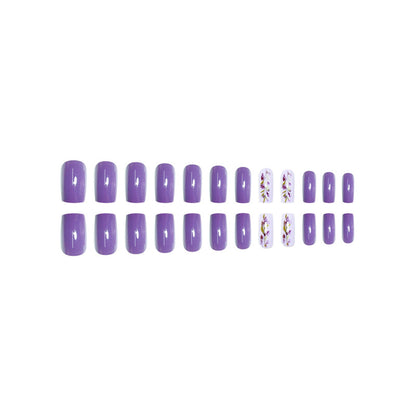 Elegant Floral Design Nail Wraps Acalora