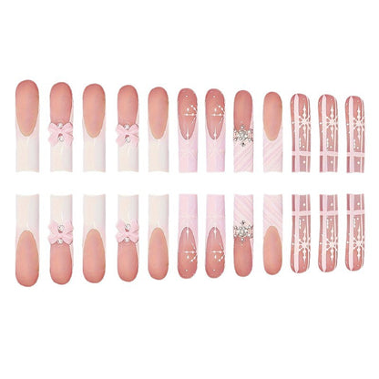 Glamorous Holiday Press-On Nail Set Acalora