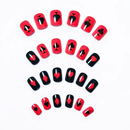 Themed Playing Card Nail Art Acalora
