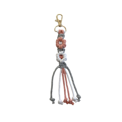 Macrame Keychain with Tassel Acalora