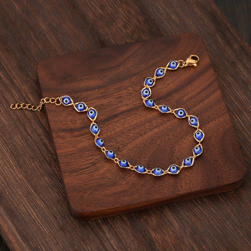 Evil Eye Charm Bracelet Acalora 1788164323