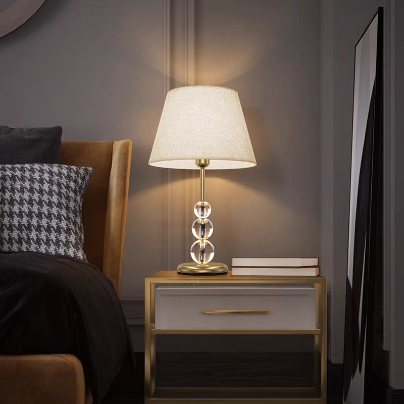 Elegant Crystal Base Table Lamp