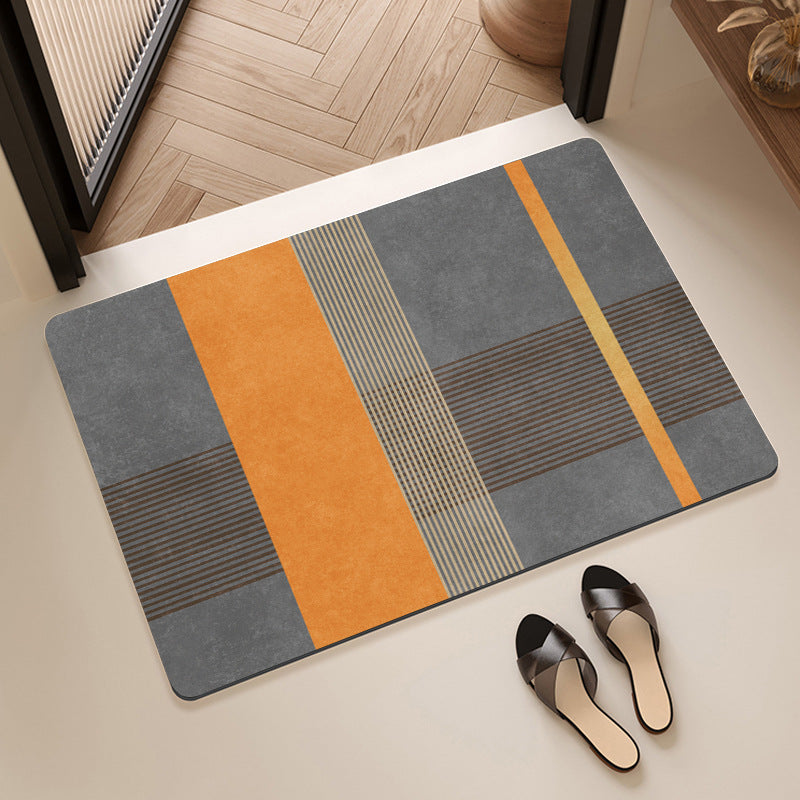 Geometric Patterned Bath Mat Acalora