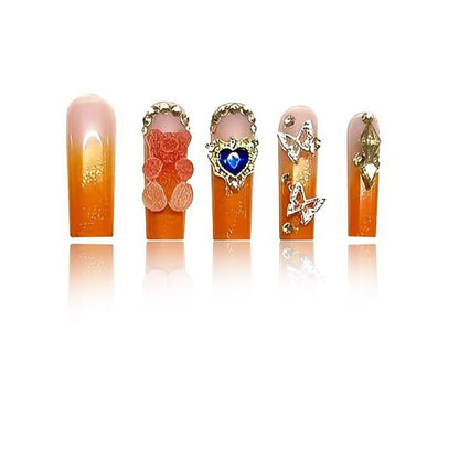 Glamorous Press-On Nail Art Set Acalora