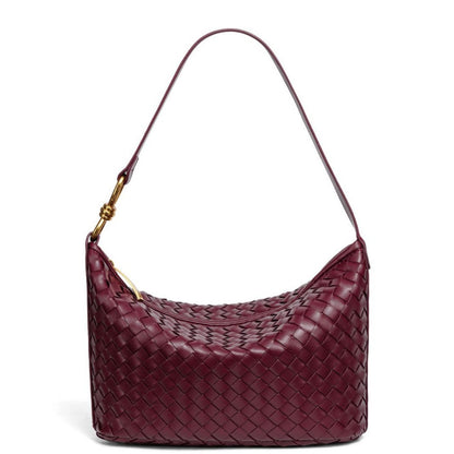 Woven Leather Hobo Bag Acalora