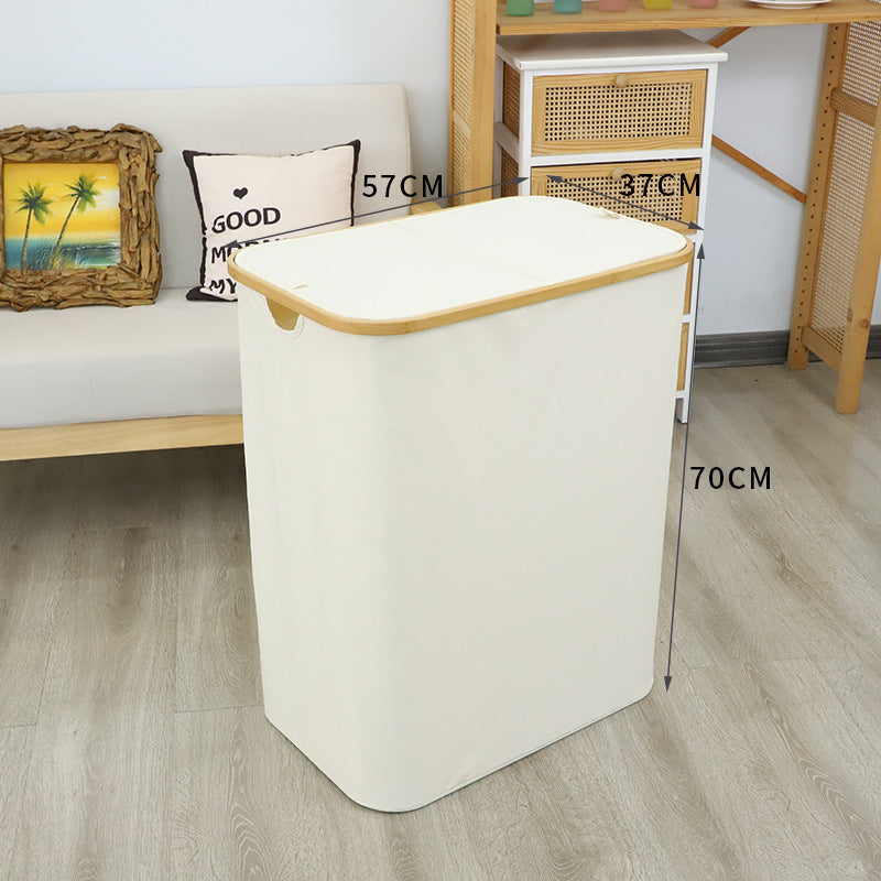 Practical laundry basket with lid Acalora