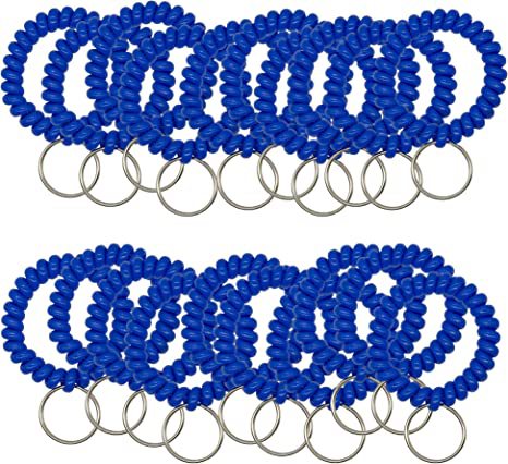 Colorful Hair Tie Keychain Set Acalora