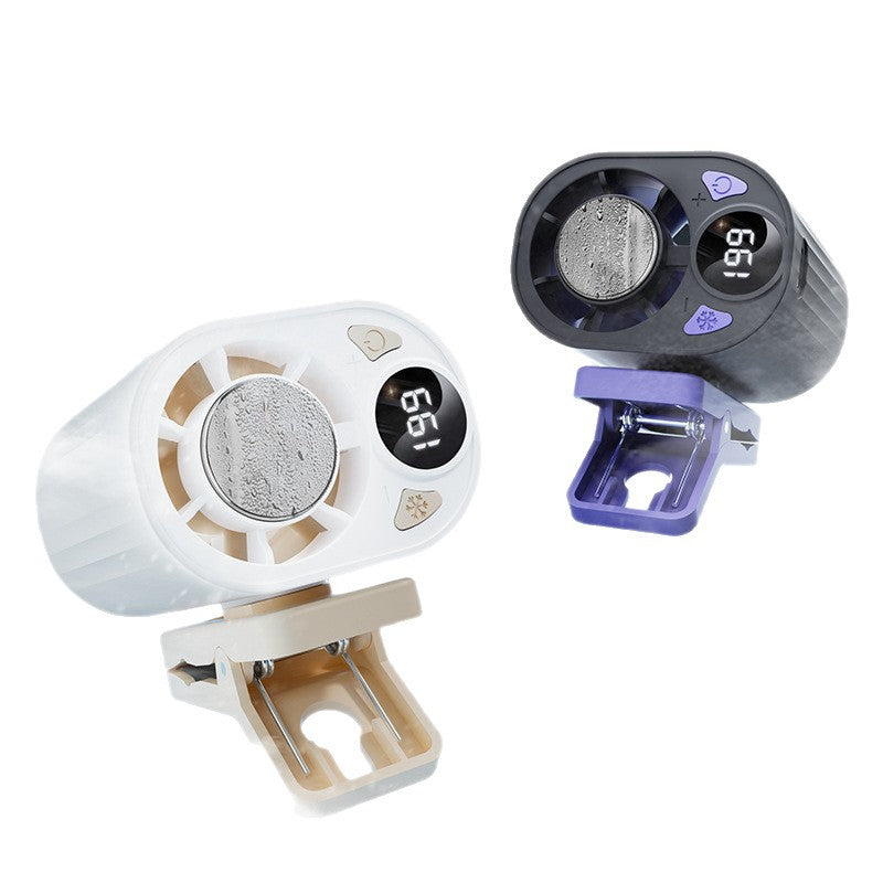 Clip-On Portable Digital Cooling Fan Bowlift