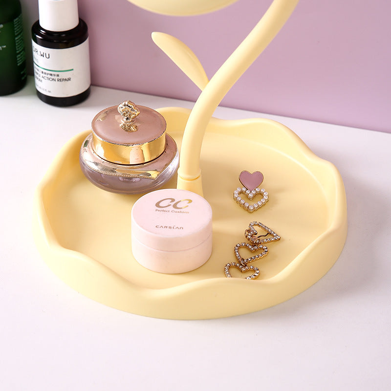 Charming Flower-Shaped Decorative Table Mirror