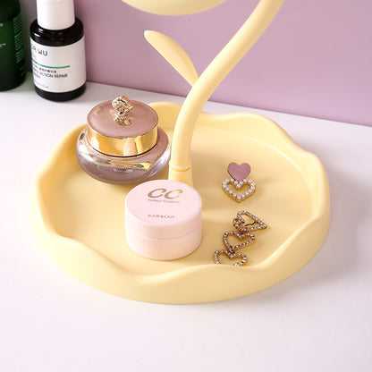 Charming Flower-Shaped Decorative Table Mirror