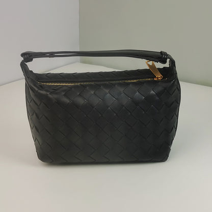 Woven Leather Satchel Bag Acalora