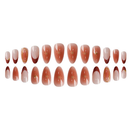 Artistic Gradient Press-On Nails Acalora