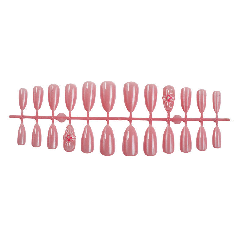 Premium Floral Decorative Press-On Nail Set Acalora