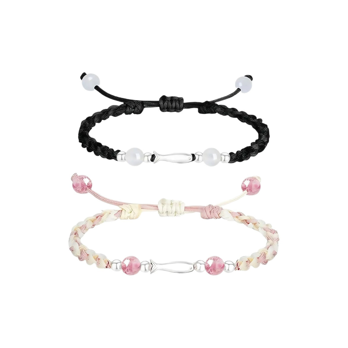 Adjustable Braided Bead Bracelet Acalora