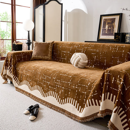 Modern Geometric Pattern Sofa Throw Blanket