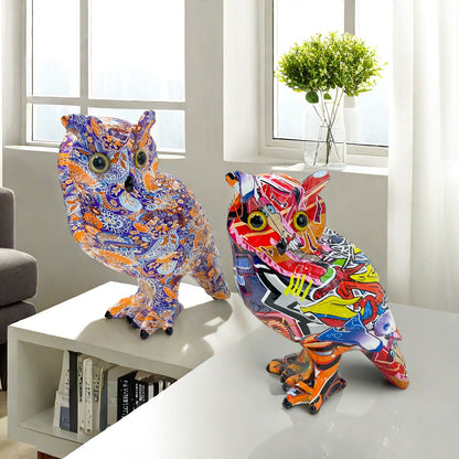 Artistic Owl Decorative Figure Acalora