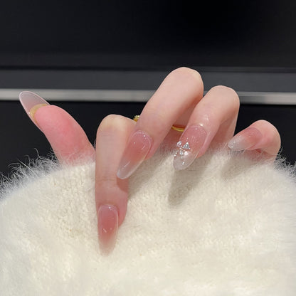 Ombre Glitter Press-On Nail Art Set Acalora