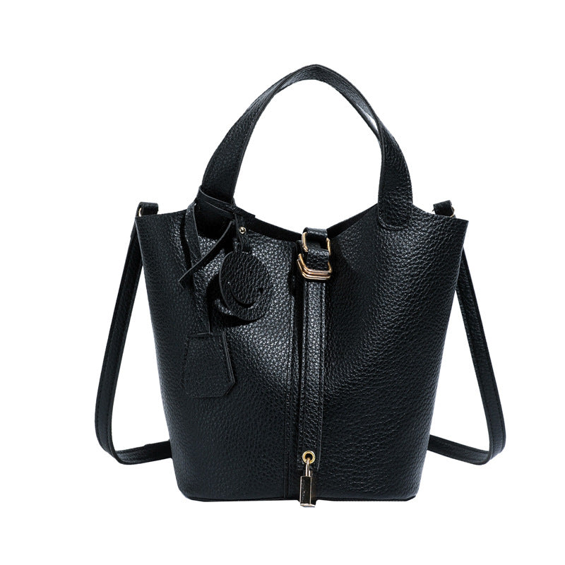 Chic Textured Shoulder Bag Acalora