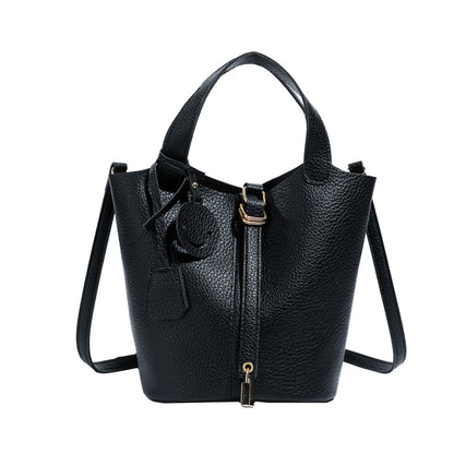 Chic Textured Shoulder Bag Acalora
