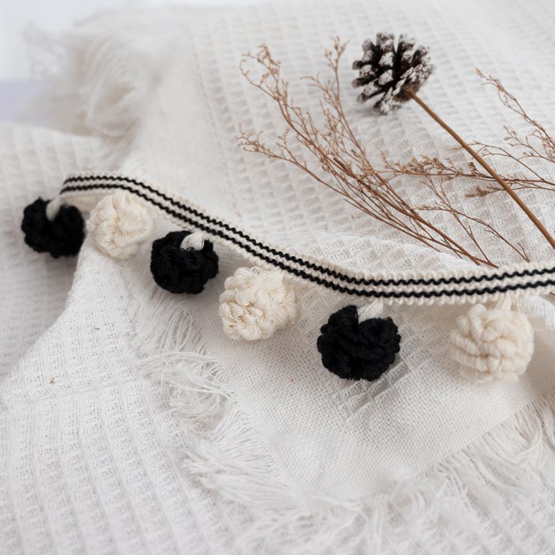 Decorative border with pompons Acalora