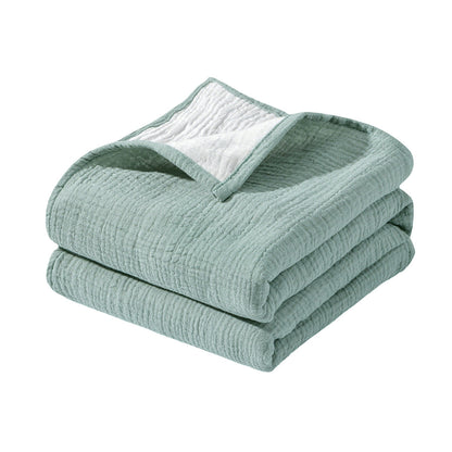Ultra-Soft Reversible Muslin Throw Blanket