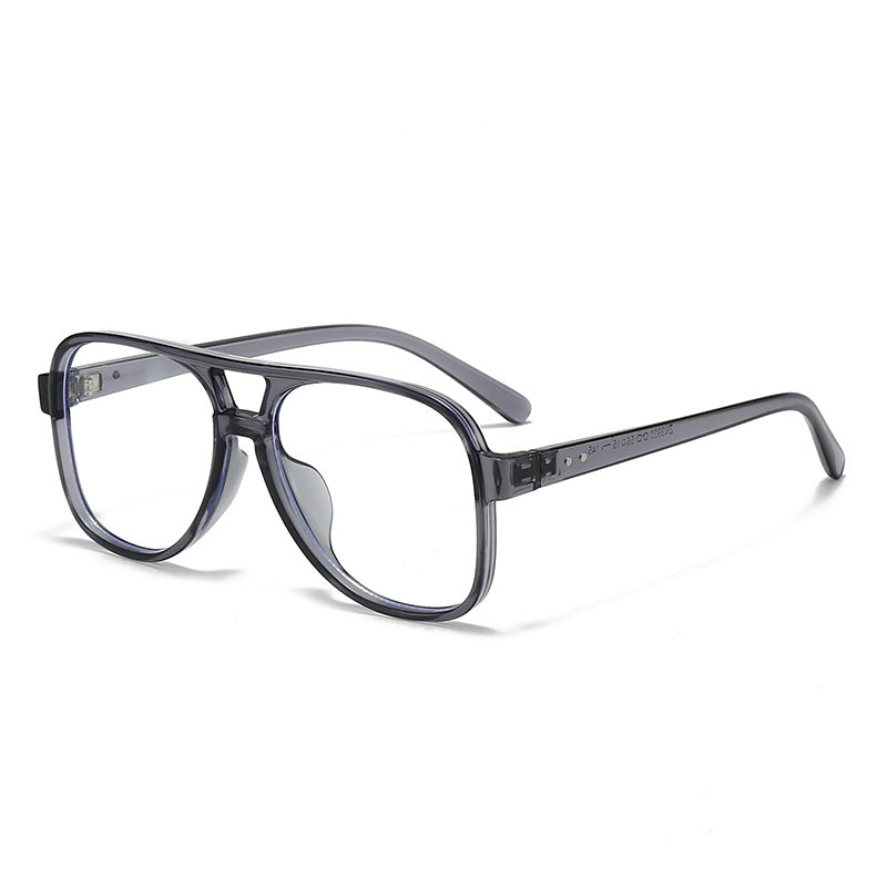 Men's Oversized Transparent Square Glasses Bowlift
