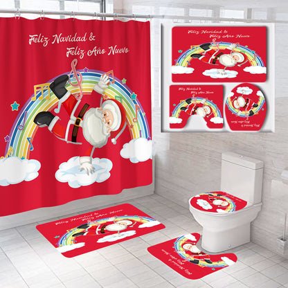 Festive Christmas Bathroom Set
