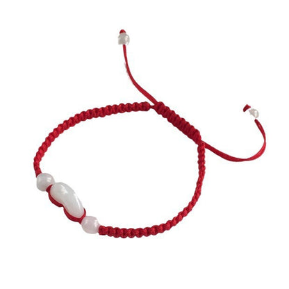 Adjustable Macrame Beaded Bracelet Acalora