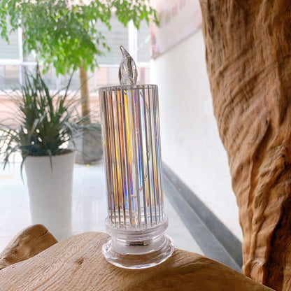Decorative Crystal LED Flameless Candle Jar Acalora