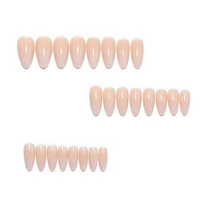 Artificial nails with elegant French design Acalora