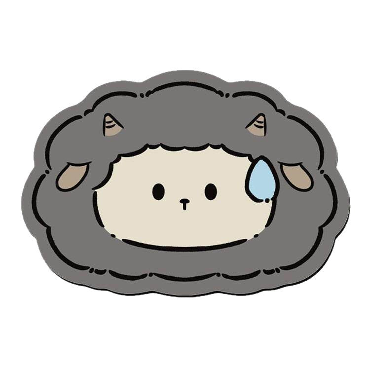 Cute Cat-Themed Bath Mat