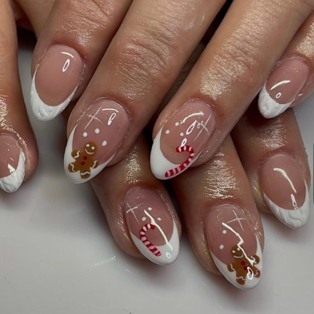 Holiday-Themed Press-On Nail Art Acalora