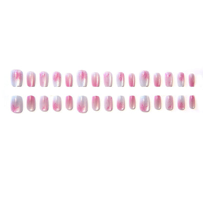 Decorative Floral Art Press-On Nail Set Acalora