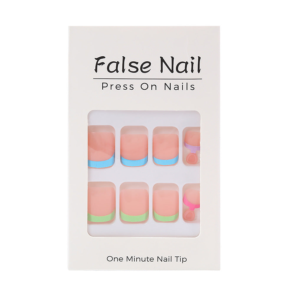 Creative nail set with colorful artificial nails Acalora
