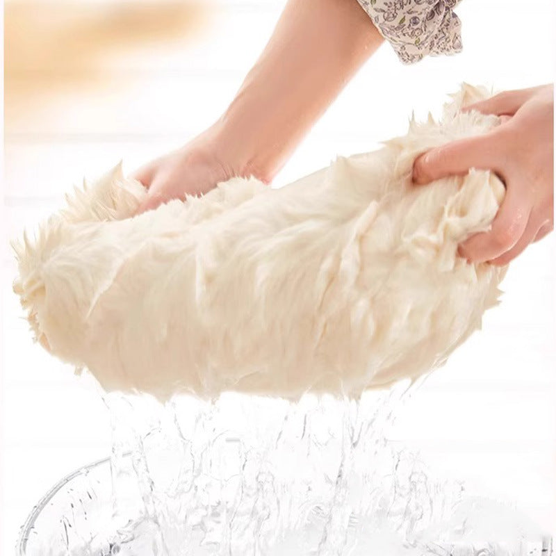 Plush Textured Sofa Cover