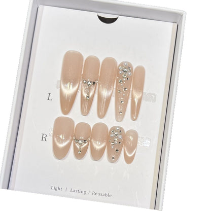 Decorative Press-On Nail Set Acalora