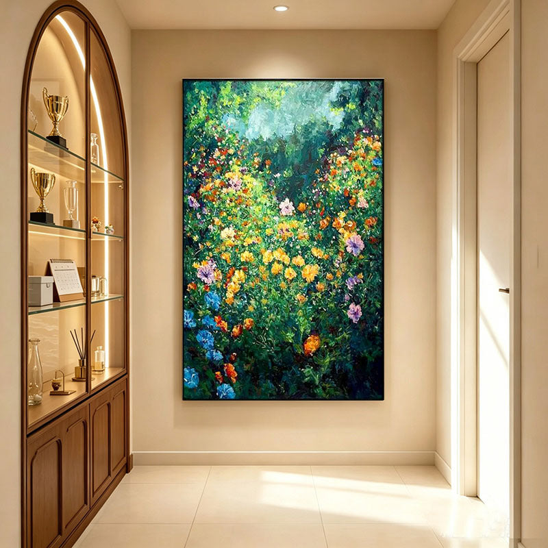 Vibrant Floral Canvas Artwork