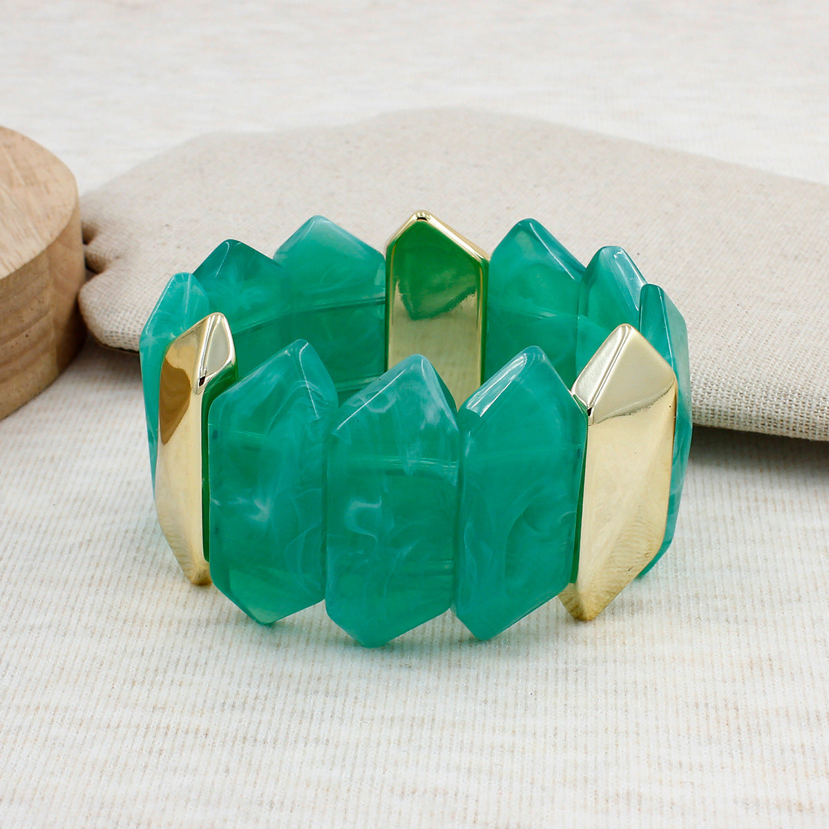 Geometric Resin Bracelet Acalora