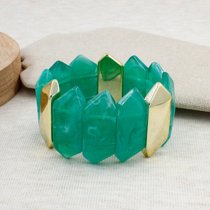 Geometric Resin Bracelet Acalora