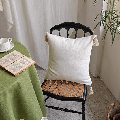 Decorative Fringe Throw Pillow