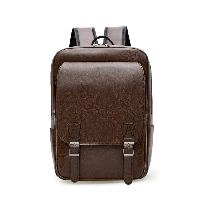 Elegant Leather Backpack Acalora