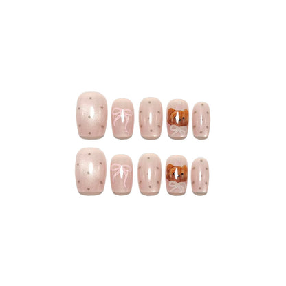Artificial nails with playful motif decorations Acalora