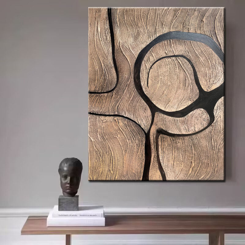 Artistic Abstract Textured Canvas Artwork