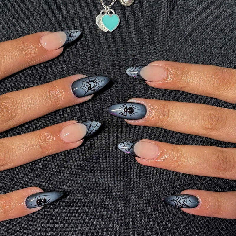 Spider-Themed Press-On Nail Set Acalora