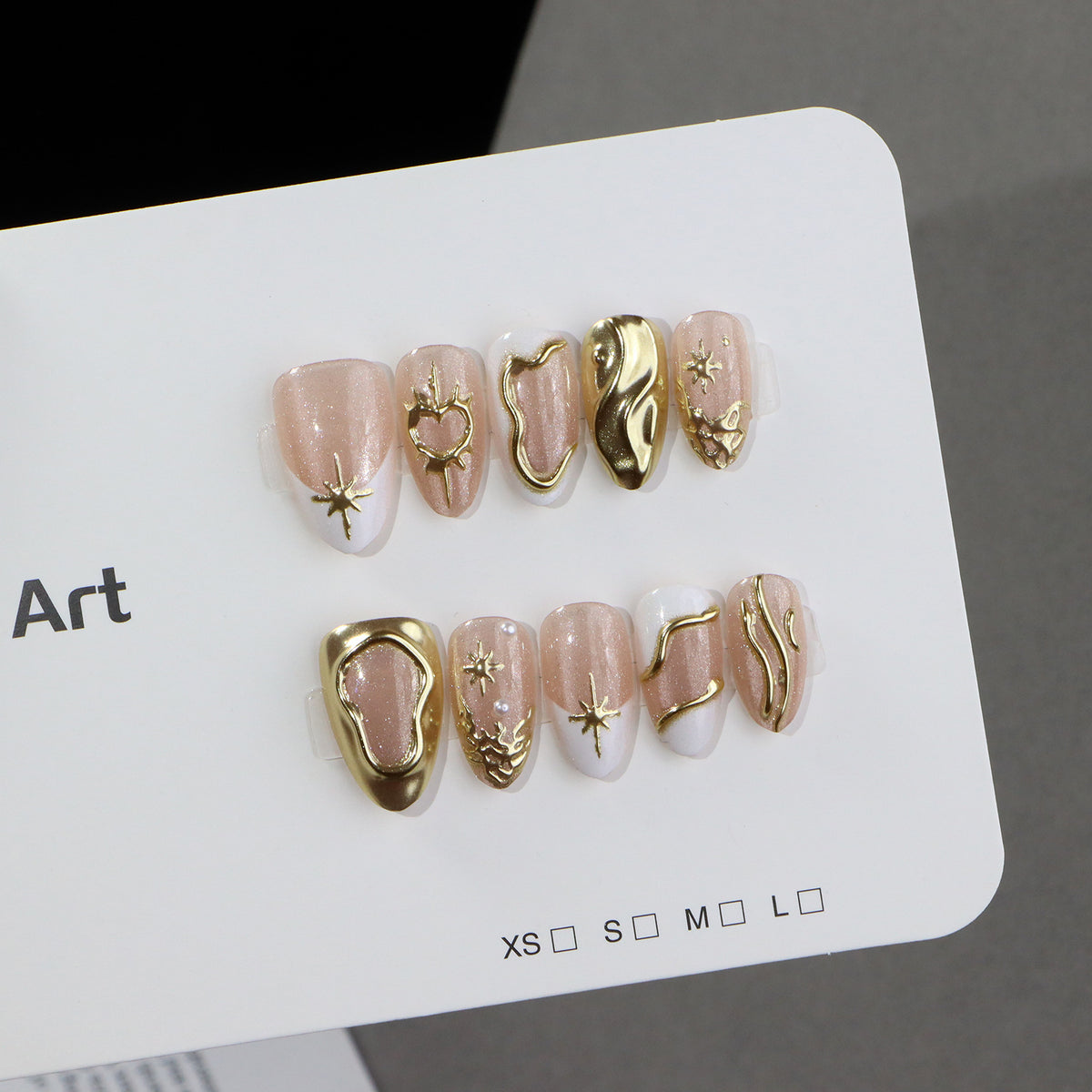 Glamorous Decorative Press-On Nail Set Acalora