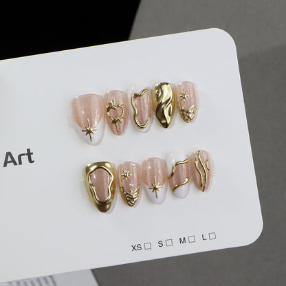 Glamorous Decorative Press-On Nail Set Acalora