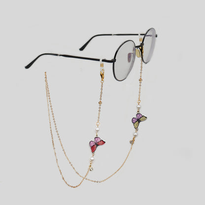 Enchanting Butterfly Eyewear Chain Holder Acalora