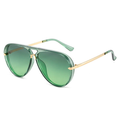 Women's aviator sunglasses with modern metal frame and UV protection Brehn